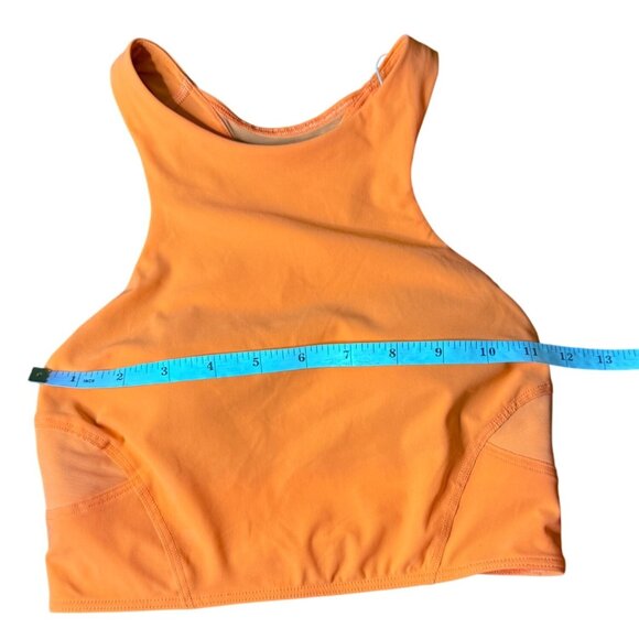 Lululemon Mesh-Back Train Bra Size 2 Medium Support A Cup or B Cup W2D30S Orange - Picture 12 of 13